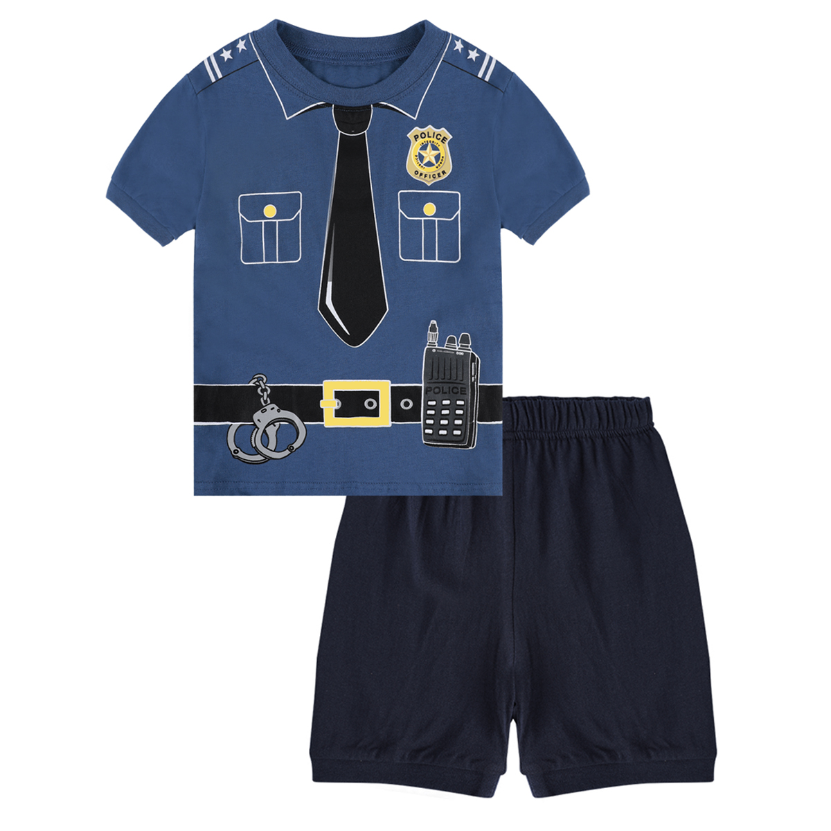 Kids Boys Cosplay Costumes Halloween Costume Child Police Uniform Carnival Party Fancy Suit