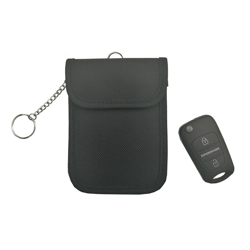 Faraday Autosleutel Rfid Afscherming Anti Diefstal Tassen Id-kaart Bag Fob Signaal Blocker Pouch Case Voor Privacy Bescherming BAG1017