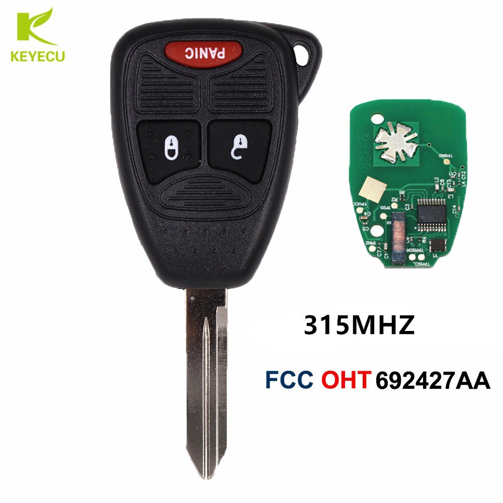 OEM Dodge Dart Remote Key Fob – Fits 2013-2016 Models, FCC ID M3N32297100, Includes Battery & Key