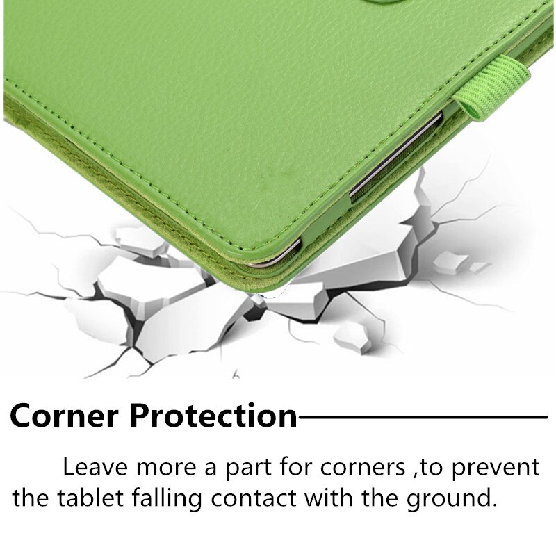 Case Voor Lenovo Tab 3 8.0 Tb-850F Tab-850F Pu Lederen Stand Beschermende Tablet Cover