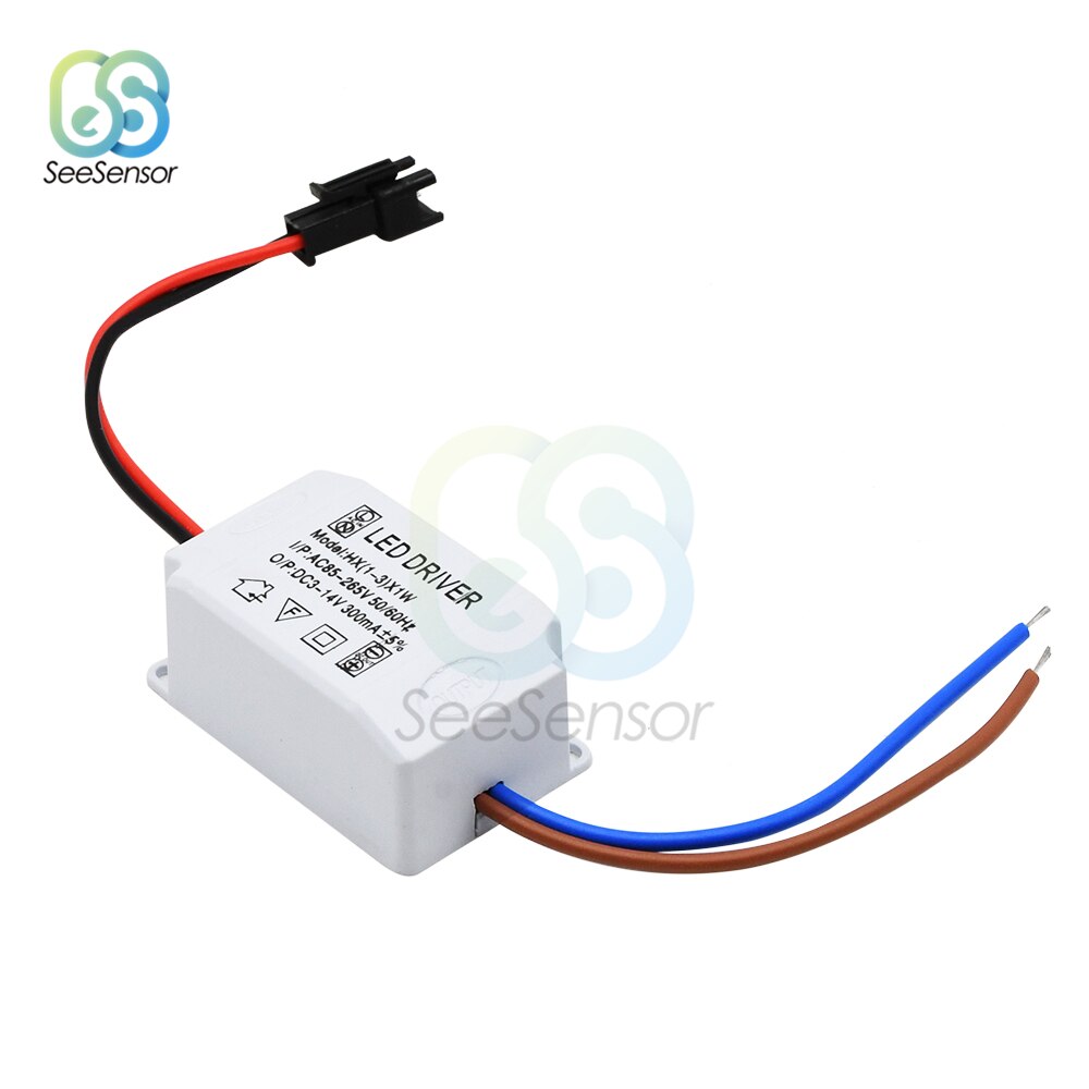 Led Driver 300mA 1W 3W Led Voeding AC85-265V Om DC3-14V Verlichting Transformers Voor Led Verlichting Diy