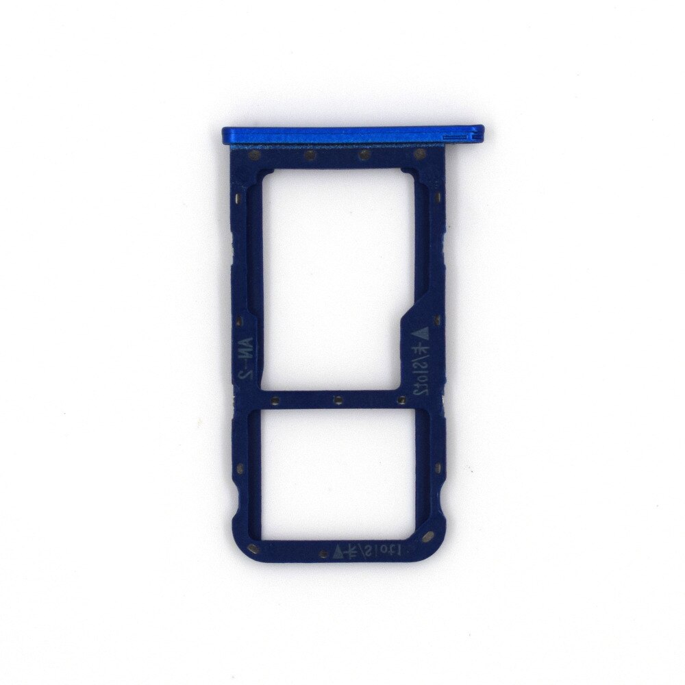 DUAL SIM Micro SD Card Tray Holder Slot Replacement for Huawei P20 lite Nova 3e(Blue)