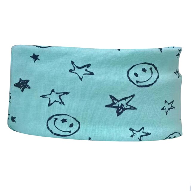 Stars baby bibs Cotton baby scarf Spring Winter Warm Kids Scarf for Boys and Girls Bufandas Infantiles: green smile