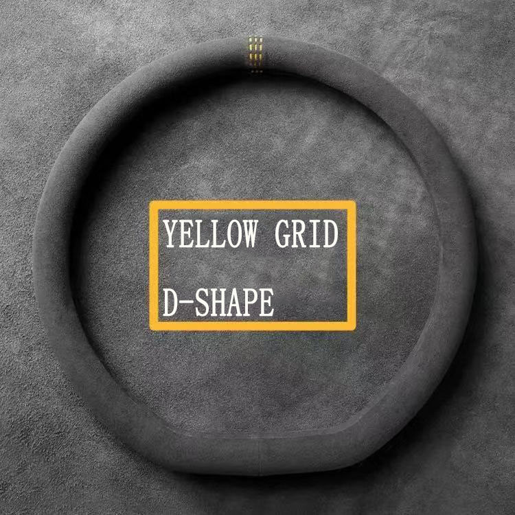 Stuurhoes, Ultra-Dunne, Antislip, D-Vormige Ronde, Ademend, zweet-Absorberend, Suede Cover Voor Alle Seizoenen: diameter 38cm3