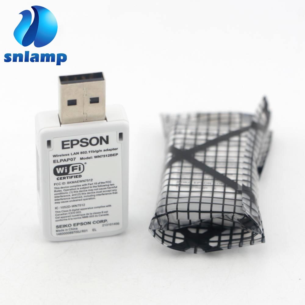 Proyectores inalámbricos para WIFI, adaptador USB LAN, elpa07, V12H418P12, WN7512BEP, 802.11b/n, F/S, aptos para proyectores