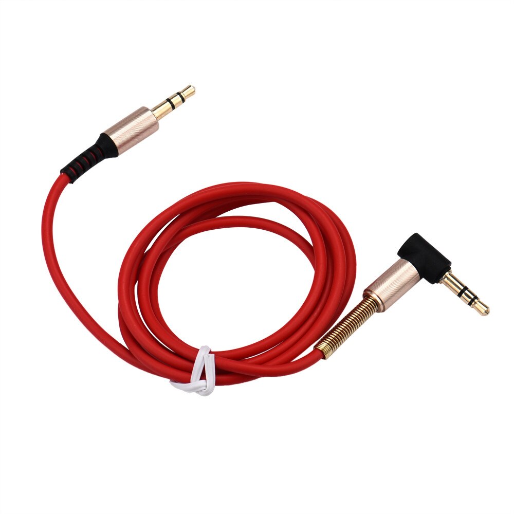 3.5mm Audio Cable Male to Male AUX Cable Headphone Beats Speaker For MP3 MP4 iPhone Car 90 Degree Right Angle Audio Cable #y3: B