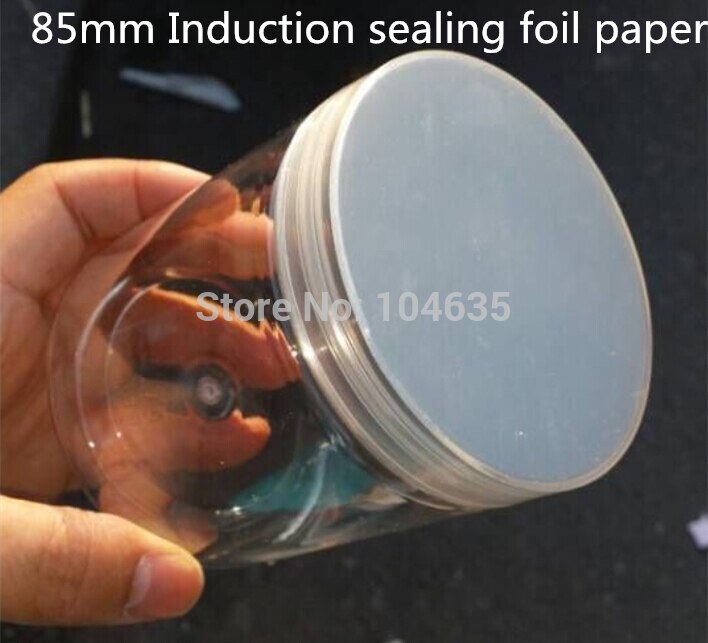 1000 pièces en plastique bouteille verre bouteille utiliser induction étanchéité feuilles par joint thermique cosmétique bouteille accessoires