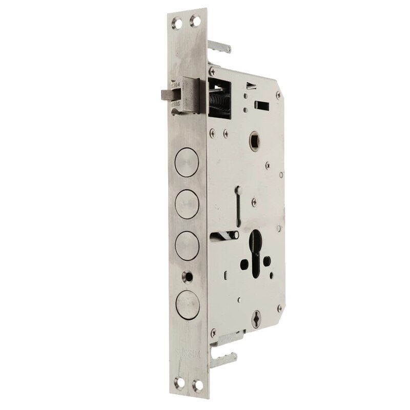 Vingerafdrukslot van roestvrij staal, slotkast van roestvrij staal, grendel, insteekcilinder, deurslotaccessoires