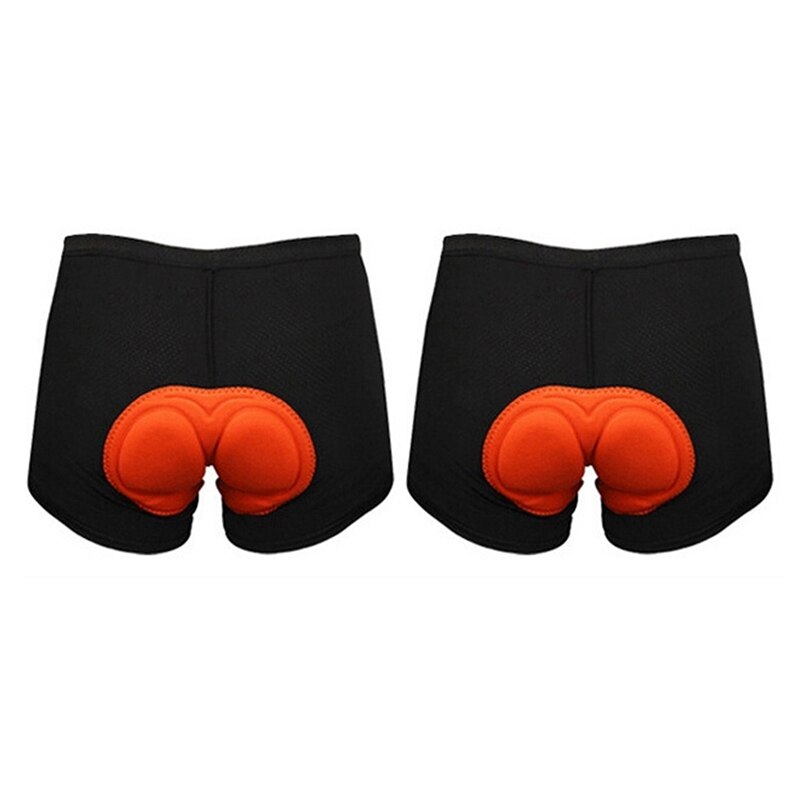 Fiets Fietsen Ondergoed Shorts, 3D Padded Shorts Bescherming Hip Butt Pad, 4 Verschillende Maten voor Beschermende Hip, Butt Stuitje Fietsen(Zwart L