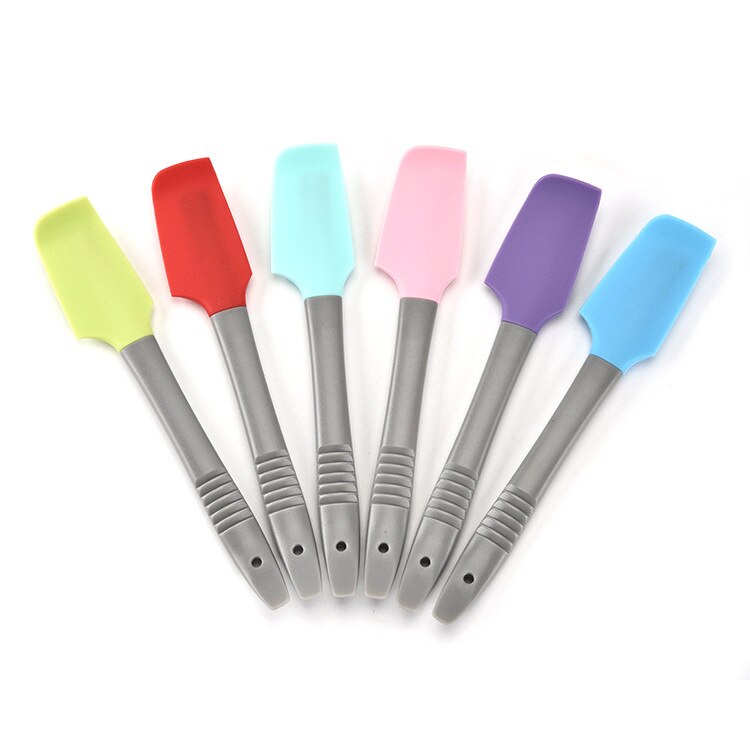Raspador de gel de sílica para assar, raspador de bolo resistente a alta temperatura para raspar a manteiga, tamanho pequeno
