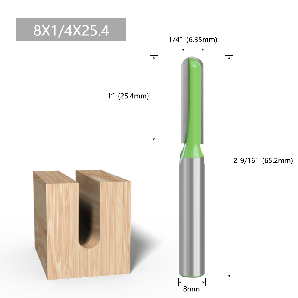 LAVIE 1 st 8mm Schacht Ball Nose Router Bit Set Ronde Frees Voor Hout CNC Radius Core Box Vhm gereedschap-C C08044: 35mm