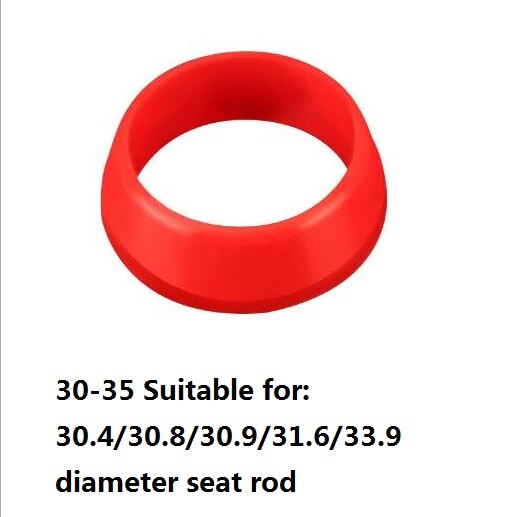 1 stk silikone cykelstolpe ring støvtæt vandtæt betræk mountainbike sæde stang beskyttelsesring: Gul