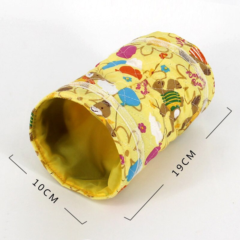 Canal unique chinchilla hamster tunnel jouet petit cochon d'inde hamster jouet tube tunnel hamster cage maison tissu jouet