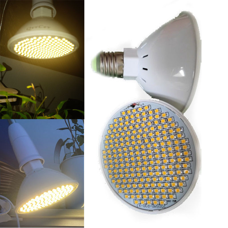 Full Spectrum 200 Led Plant Grow Light Geel Fitolamp Indoor Vegs Cultivo Growbox Tent Thuis Kamer Groene Huis