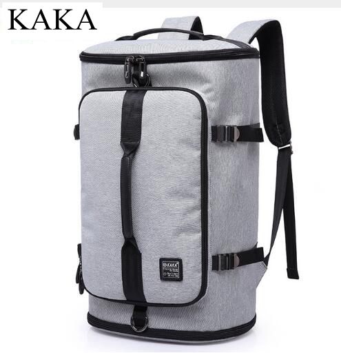 17 inch Laptop Travel backpack Bag for Men Oxford Men Business Backpack School Bag For Teenagers Notebook Travel Rucksack Bag: Grey