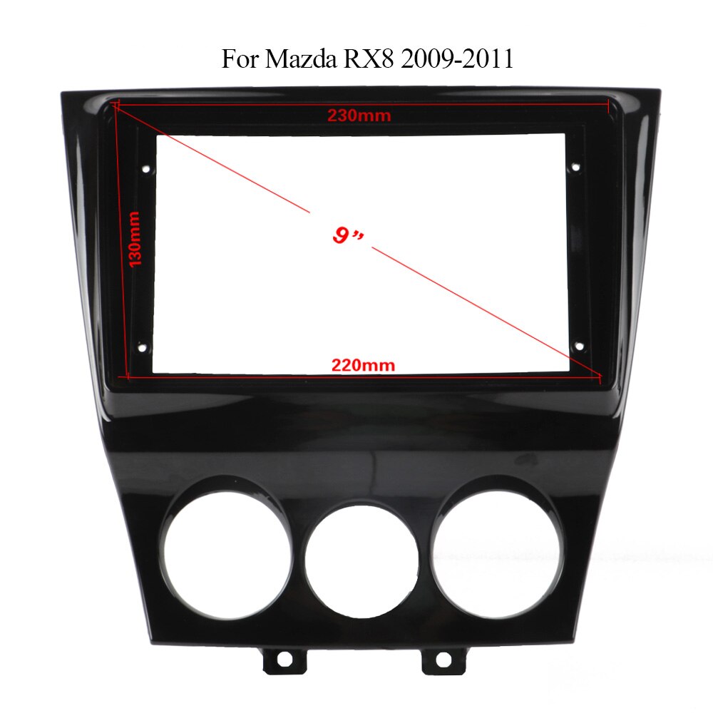 Mazda RX7 FC Double Din Radio Bezel Fascia S5 FC3S Trim Interior RX-7 1989-1992