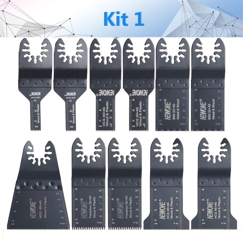 229 Assorted Metal / Wood Quick Release Arbor Universal Fit Multi Tool Oscillating Multitool Wood Saw Blade for ein Multimaster,: green