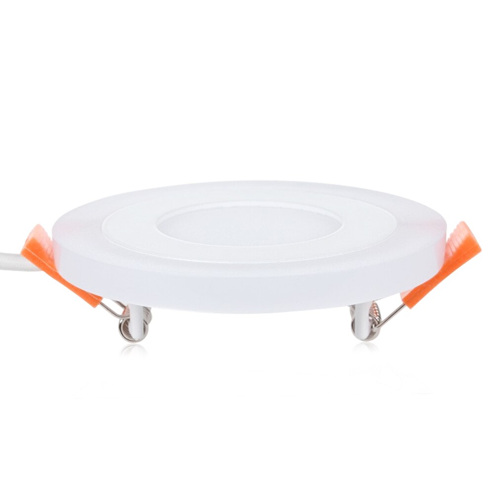 Double Color LED Panel Light 5W 9W 16W 24W Round Square Panel LED Ceiling Lamp AC110V 220V Indoor Recessed Downlight