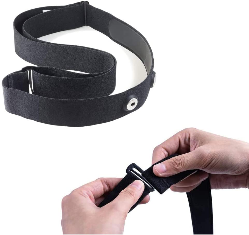 Vervanging Horlogeband Cardio Verstelbare Elastische Band Voor Garmin Zwarte Kleur