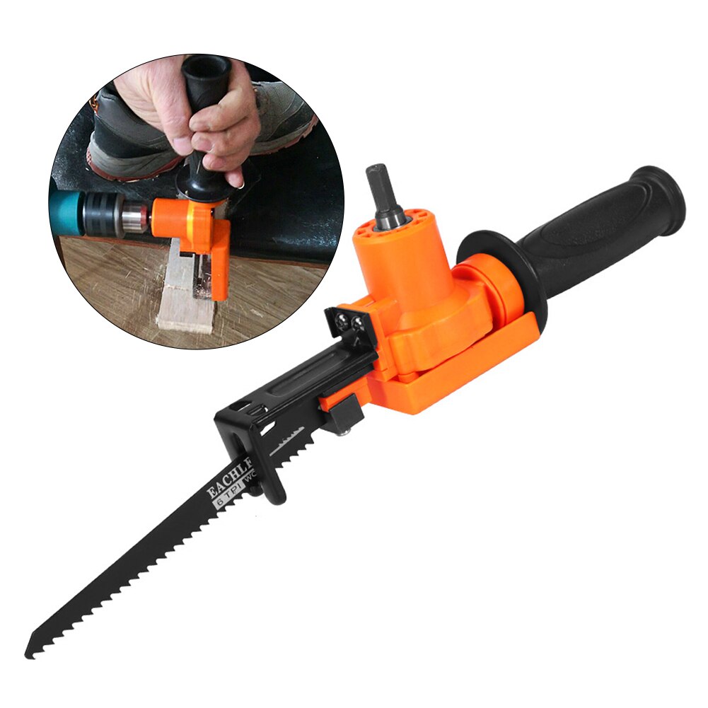Power Tool Attachment Accessories Reciprocating Saw Home Adjustable Electric Drill Portable Non-Slip Cutting Wood Adapter DIY
