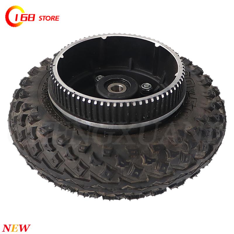 Electric skateboard wheel chair pneumatic hand cart 200X50 off-road wheel with drive gear and inner and outer tiresTyre