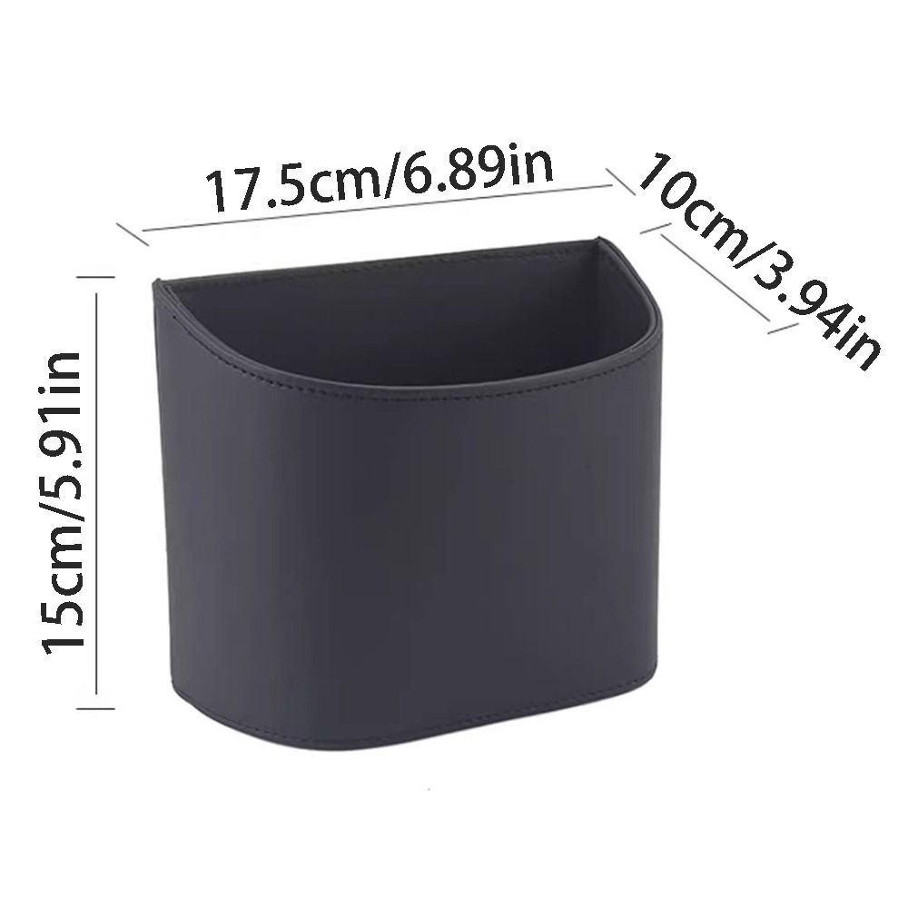 Skórzany kosz na śmieci robić samochodu, wiszący, oszczędzający miejsce, schowek na tylne siedzenie, przenośny, wodoodporny pojemnik na śmieci, akcesoria robić wnętrza samochodu.