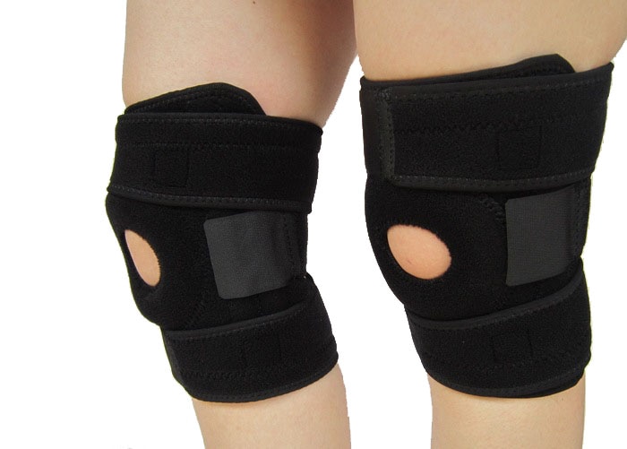 Elastische Neopreen Patella Brace Knie Riem Ondersteuning Fastener Verstelbare Riem: Default Title