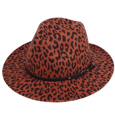 De Unisex duro fieltro Sombrero de Panamá Fedora Trilby sombreros gorras de mafioso de ala ancha: Rojo