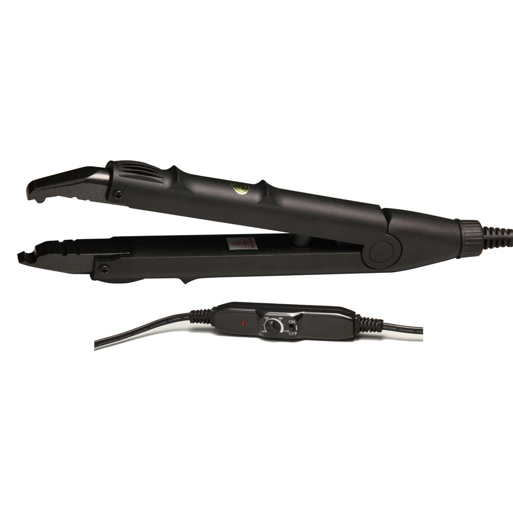 Flad plade fusion hair extension keratin bonding værktøj varmejern hair connector hair extension iron