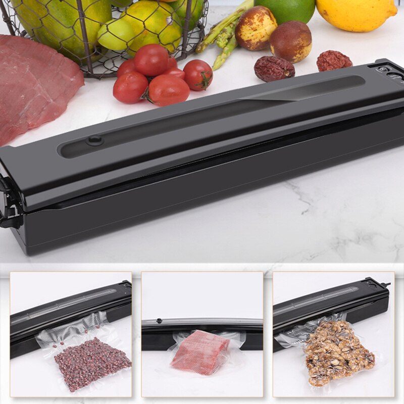 220V/110V Vacuum Sealer Machine Automatic Food Sealer Home Kitchen Food Savers Dry Moist Modes Vacuum Packing Machine