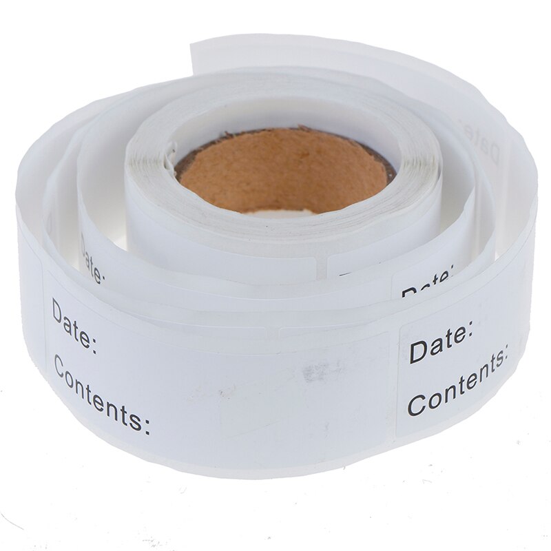 125pcs Food Storage Labels Refrigerator Freezer Labels Adhesive Label