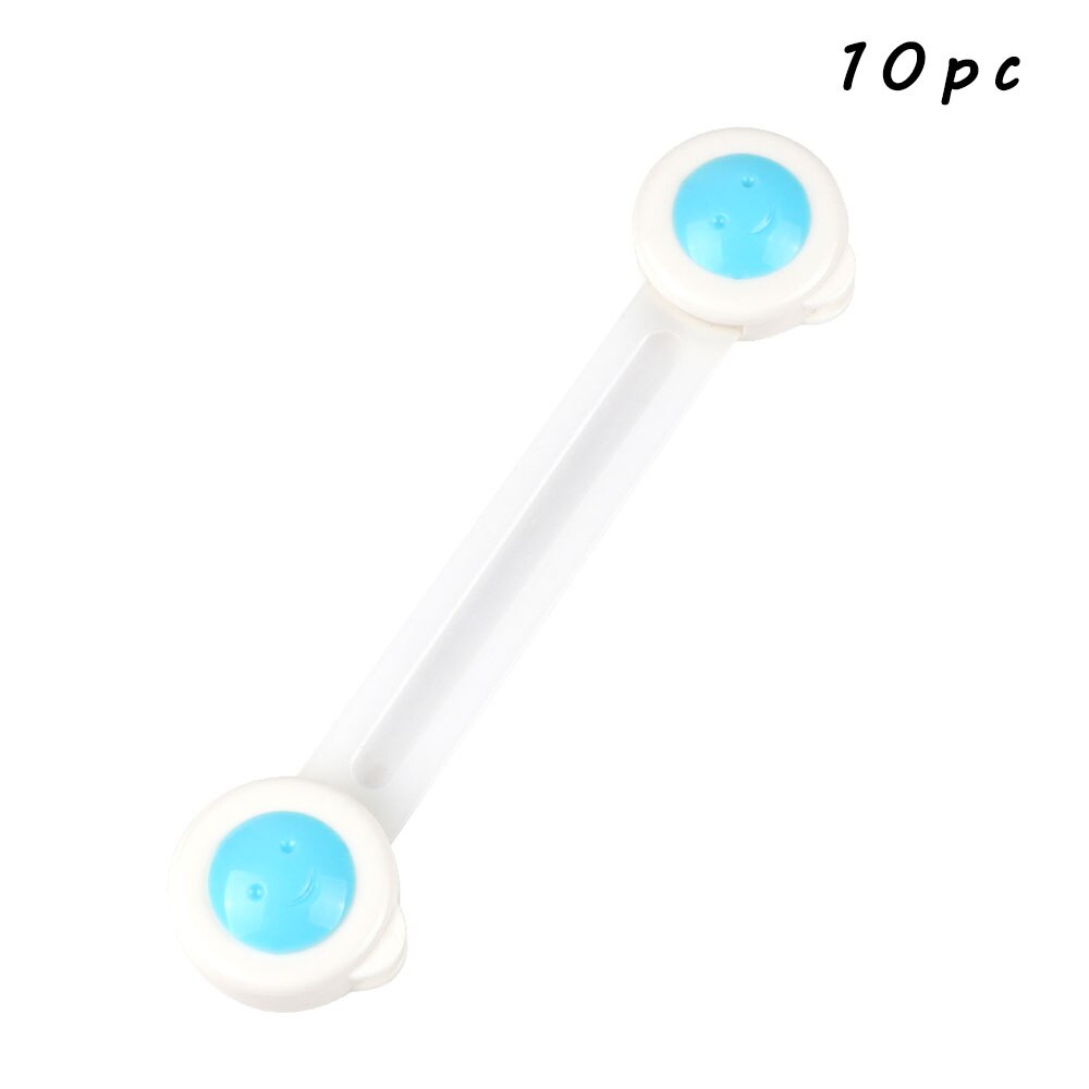 10pc Baby Security Protection Plastic Lock Child Cabinet Locking of Children Locking From Doors Drawers Baby Safety: 10pc-B05-1