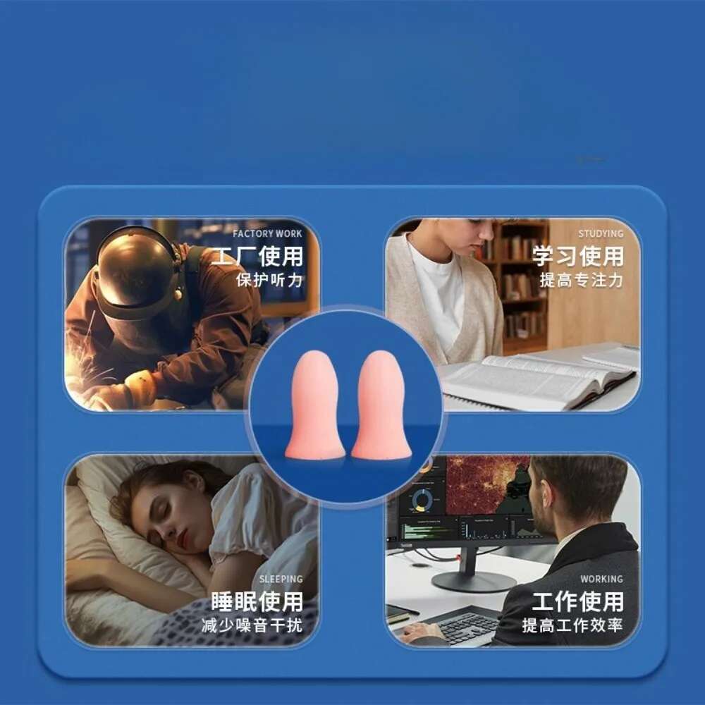 Oordopjes tegen snurken tijdens het slapen, bieden superieure geluidsreductie en -isolatie en zijn oorvriendelijk.