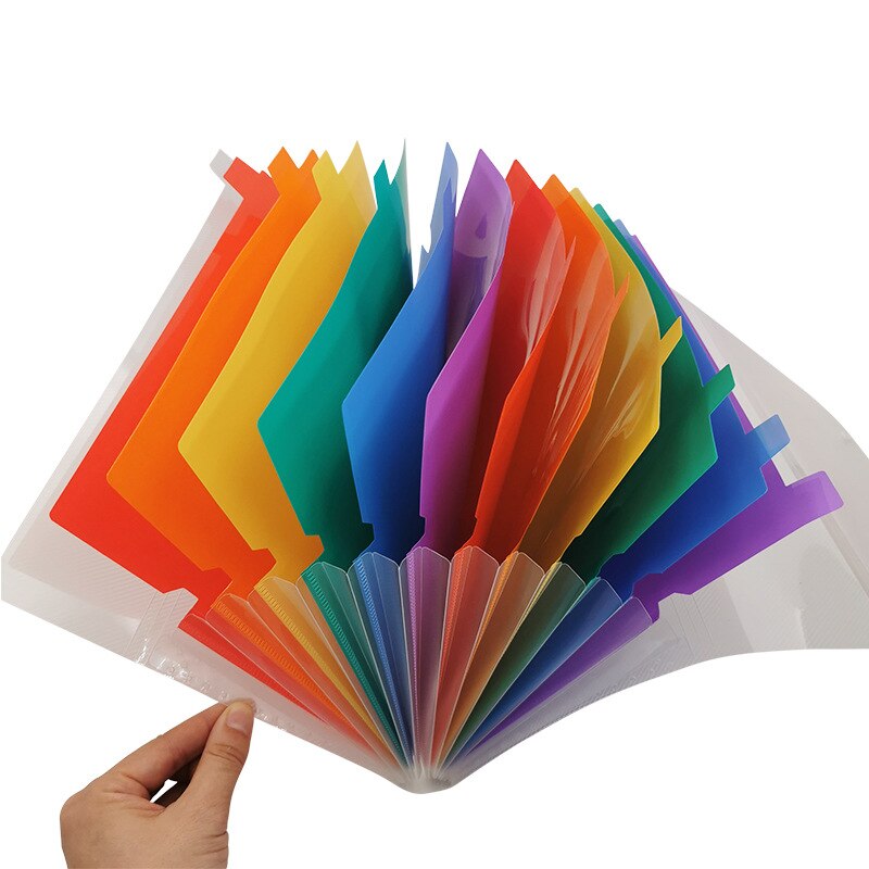 7/13 Pockets File Folder A4 Organizer Portable Business File Office Supplies Document Holder Document Bag Office Stationery