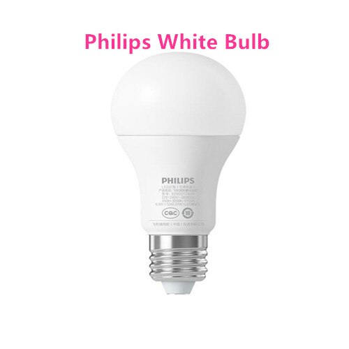 XiaoMi Yeelight Colorful Bulb E27 Smart APP WIFI Remote Control Smart LED Light RGB/Colorful temperature Romantic lamp bulb: Philips white bulb