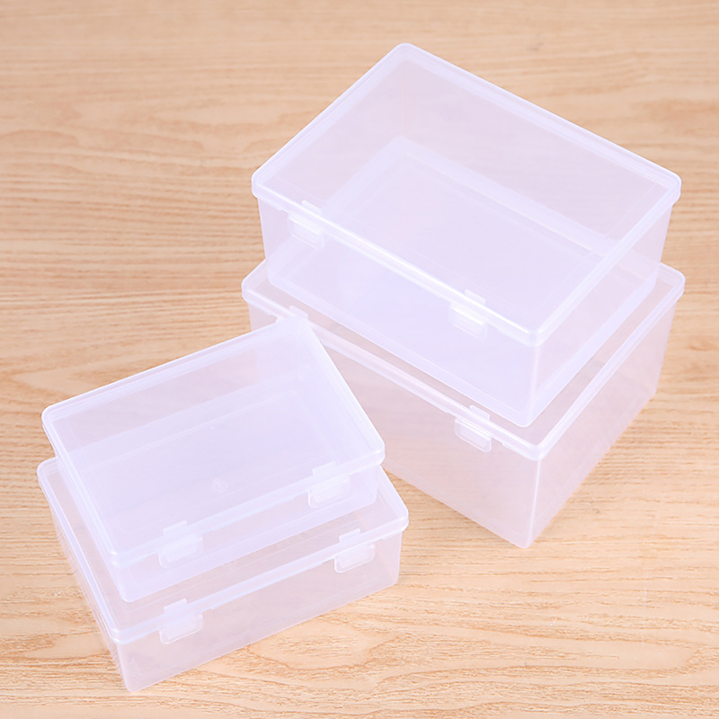 Mini Opbergdoos Doorzichtig Deksel Kleine Plastic Doos Voor Onderdelen Gereedschap Opbergdoos Sieraden Vitrine Kralen Container