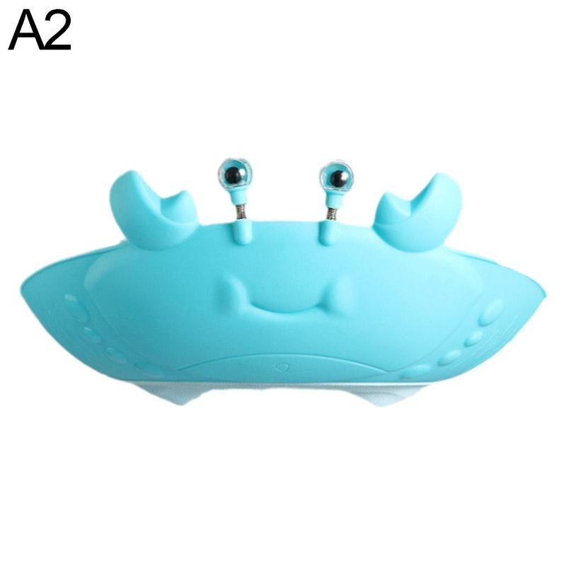 Casquette de douche avec couronne ajustable pour bébé, chapeau de shampoing, de bain et de lavage des cheveux, protège les enfants, empêche l&#39;eau de pénétrer dans les oreilles, C7v4: B