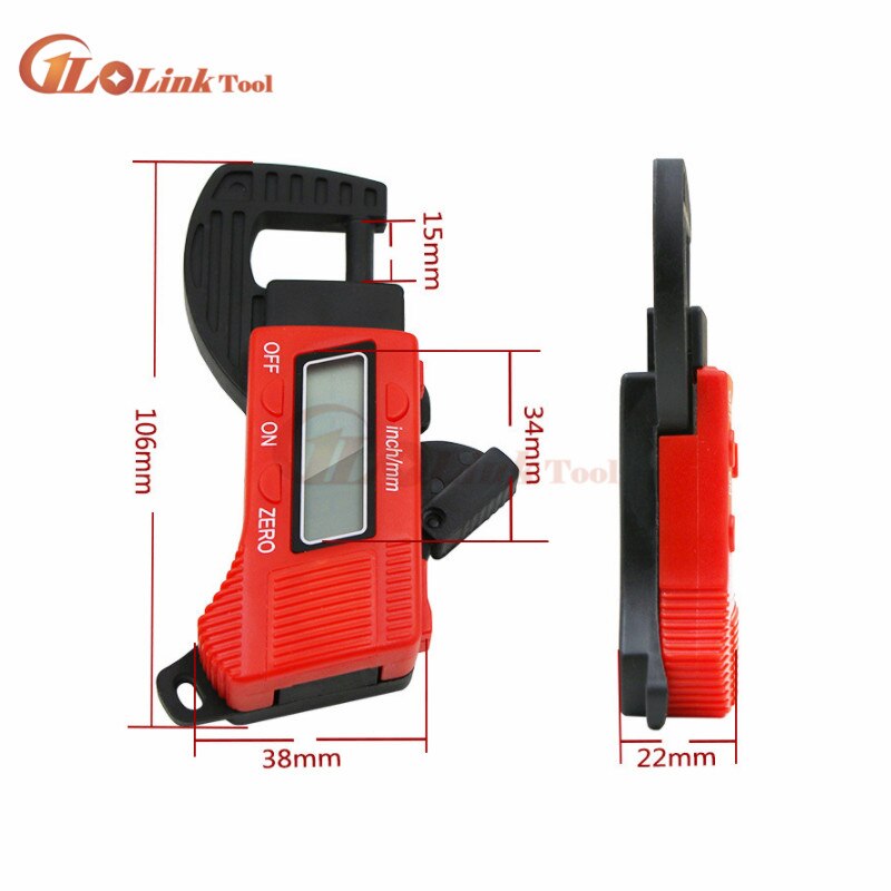 Precise Digital Thickness Gauge Meter Tester Micrometer 0-12.7MM 0.01MM digital thickness gauge thickness gauge