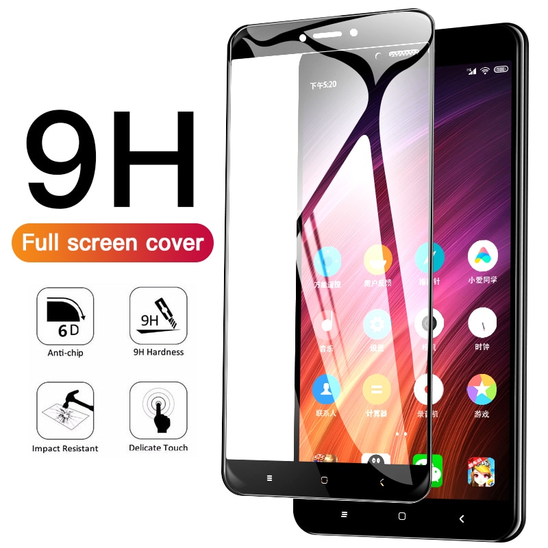 Cristal Protector 10D para Xiaomi Redmi Note 4 4X Protector de pantalla de versión global para Redmi 4X4 Pro 4A funda de película de vidrio templado