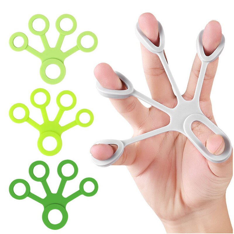 1 stk silikone hånd ekspander finger håndgreb finger træning båre træner styrke modstandsbånd håndled træning fitness