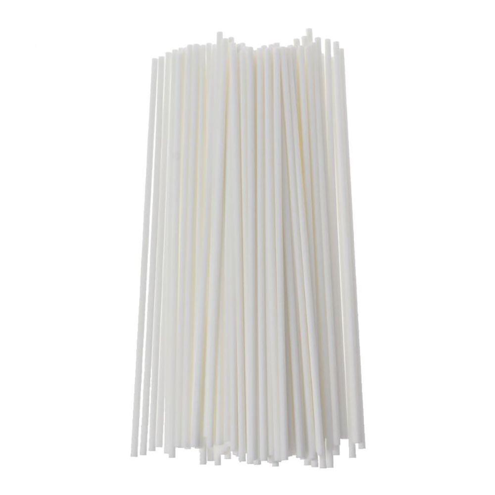 Difusor de caña de mimbre Extra grueso, palo de repuesto para decoración del hogar, hecho a mano, 50 piezas, 3/4mm: White 23cm Dia 4mm
