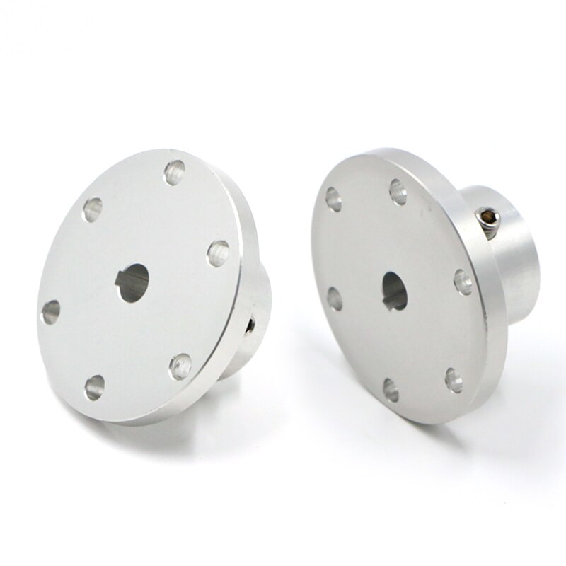 Omni wheel Flange Coupling Aluminum alloy diameter 5 6 8 10mm 12 14 15 16 18 mm keyway coupling