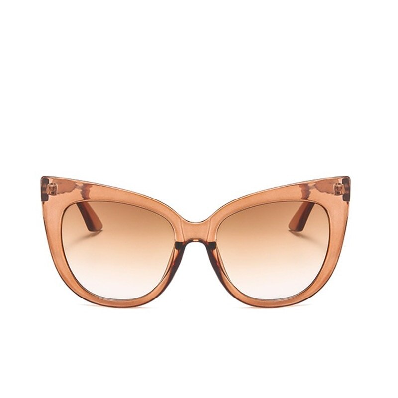 Luxe cat eye zonnebril voor dames, glanzend rood, sexy zonnebril voor dames,  uv400 ronde tinten oculos de sol: Thee thee