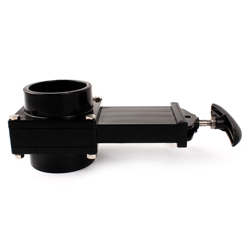 Trailer RV Drainage Pipe Valve Sewer Hose Valve Adapter Knife Water Gate Connector with Durable Handle