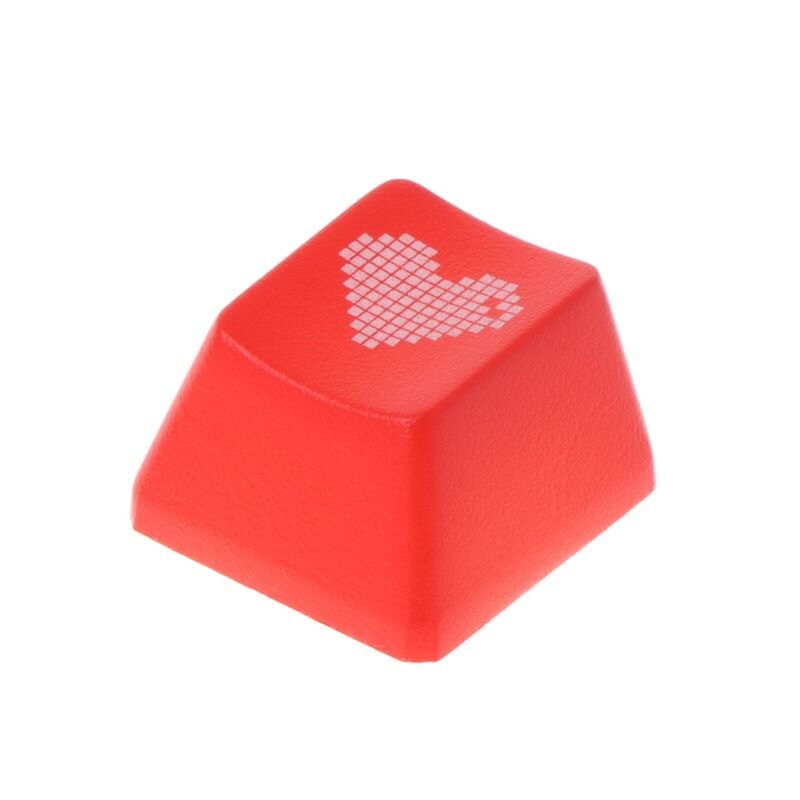 Red Love Heart Pattern Keyboard Keycap Mechanical ENTER/ESC Key Cap Hat for PC Computer Notebook Use Supplies N0HC: ESC