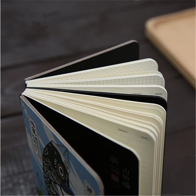 Cute Japanese Cat Notebook Planner Agenda Diary Hard Cover Yearly Monthly Planning Papers Journal Notebook Daily Memos