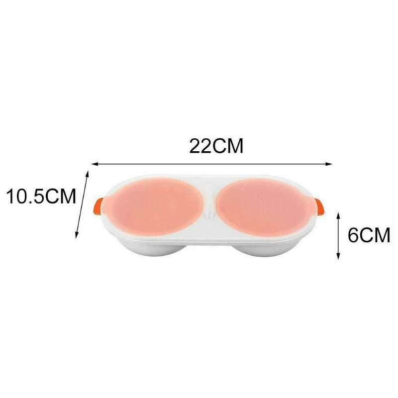 Microwave Egg Poacher Poached Egg Maker Egg Cooker Poached Egg Steamer Home Kitchen Gadget Healthy Breakfast Cooking Utensil