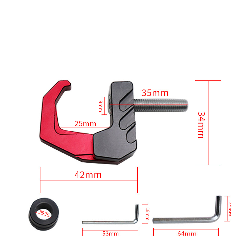 Motorcycle Hook Eagle Claw Hanger Durable Screw Aluminum Motorbike Helmet Bags Gadget Glove Scooter Carry Holder Folding Hook