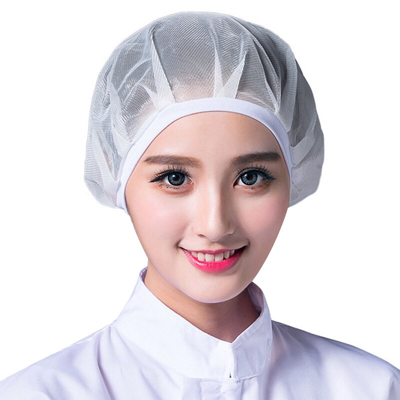 Breathable Cooking Cap Unisex Chef Hats Chef Restaurant Kitchen Baking Cap Chef Restaurant Uniform Bakery Waiter Work Wear: white work hat