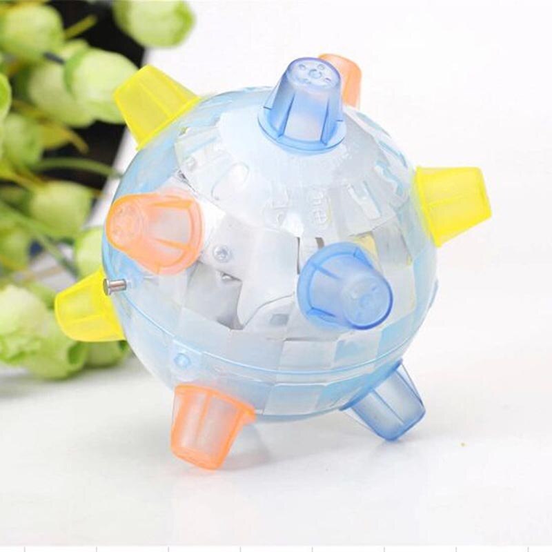 Springen Activering Bal Led Light Up Muziek Knipperende Stuiterende Vibrerende Bal Speelgoed Hond Chew Elektrische Speelgoed Dansen Bal